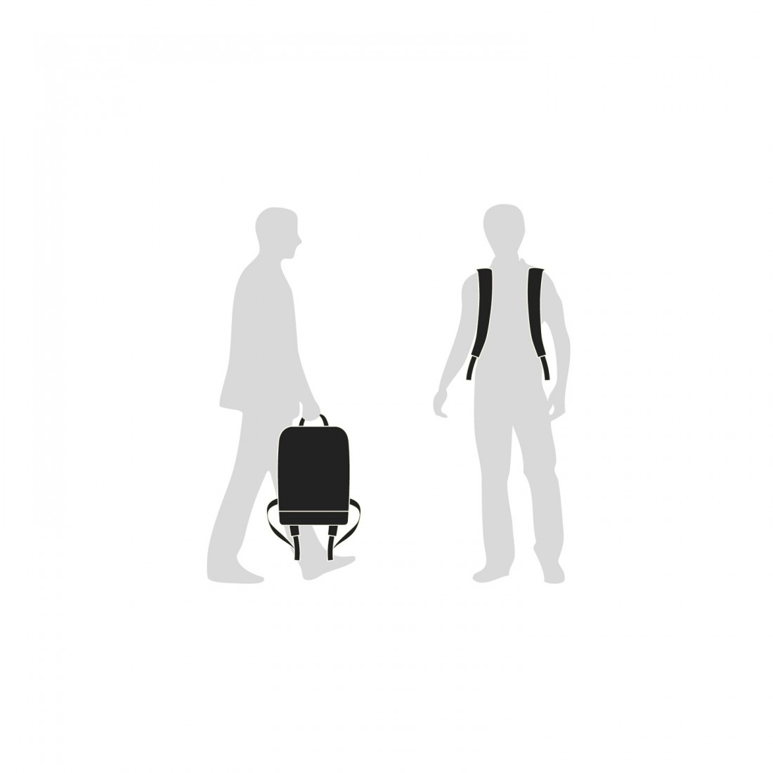 Moleskine Device Leather Bag Vertical Black