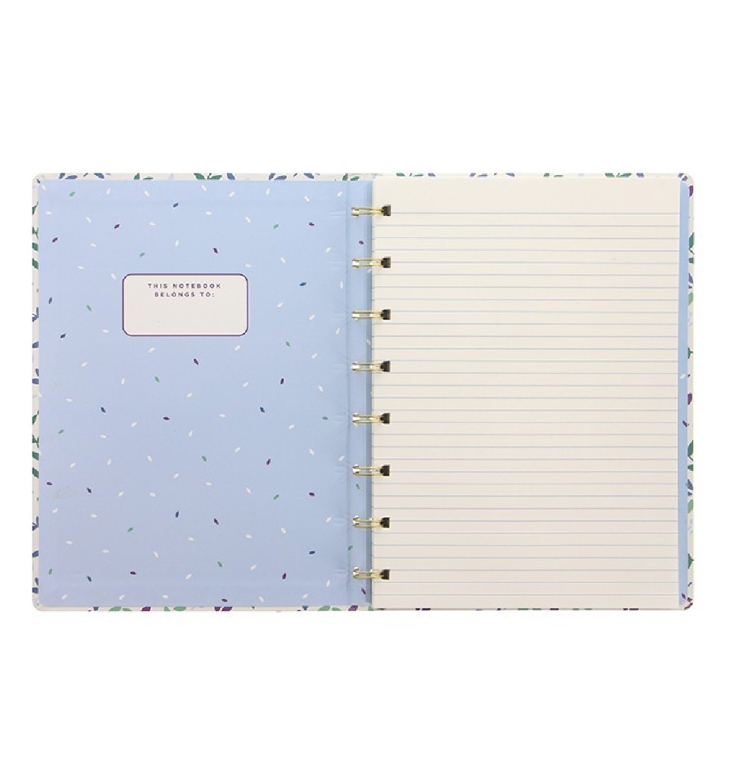 Notebook Refillable Ruled A5 Garden Sunrice 115115 Filofax f