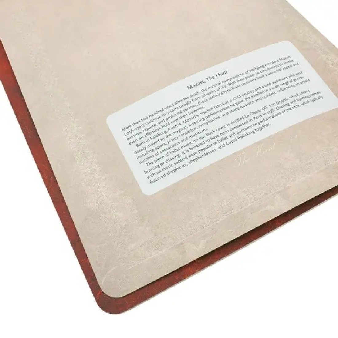 Paperblanks A4 cahier ruled Mozart, The Hunt