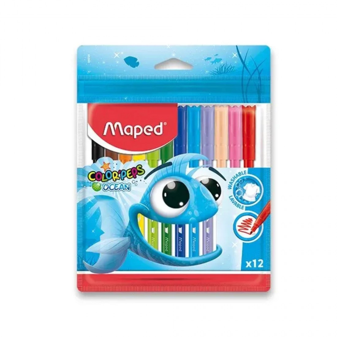 Μαρκαδόροι 12 τεμάχια Color peps Ocean 845720 Maped