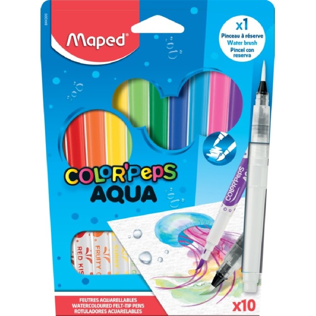 Μαρκαδόροι 12 τεμάχια Aqua 2.8mm12 τμχ 844300 Maped