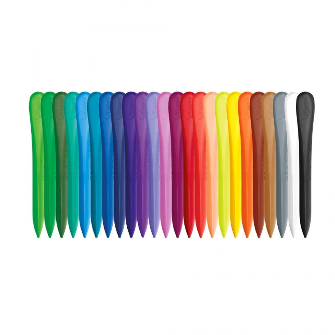 Κηρομπογιές 18 τεμάχια Plasticlean 862012 Maped