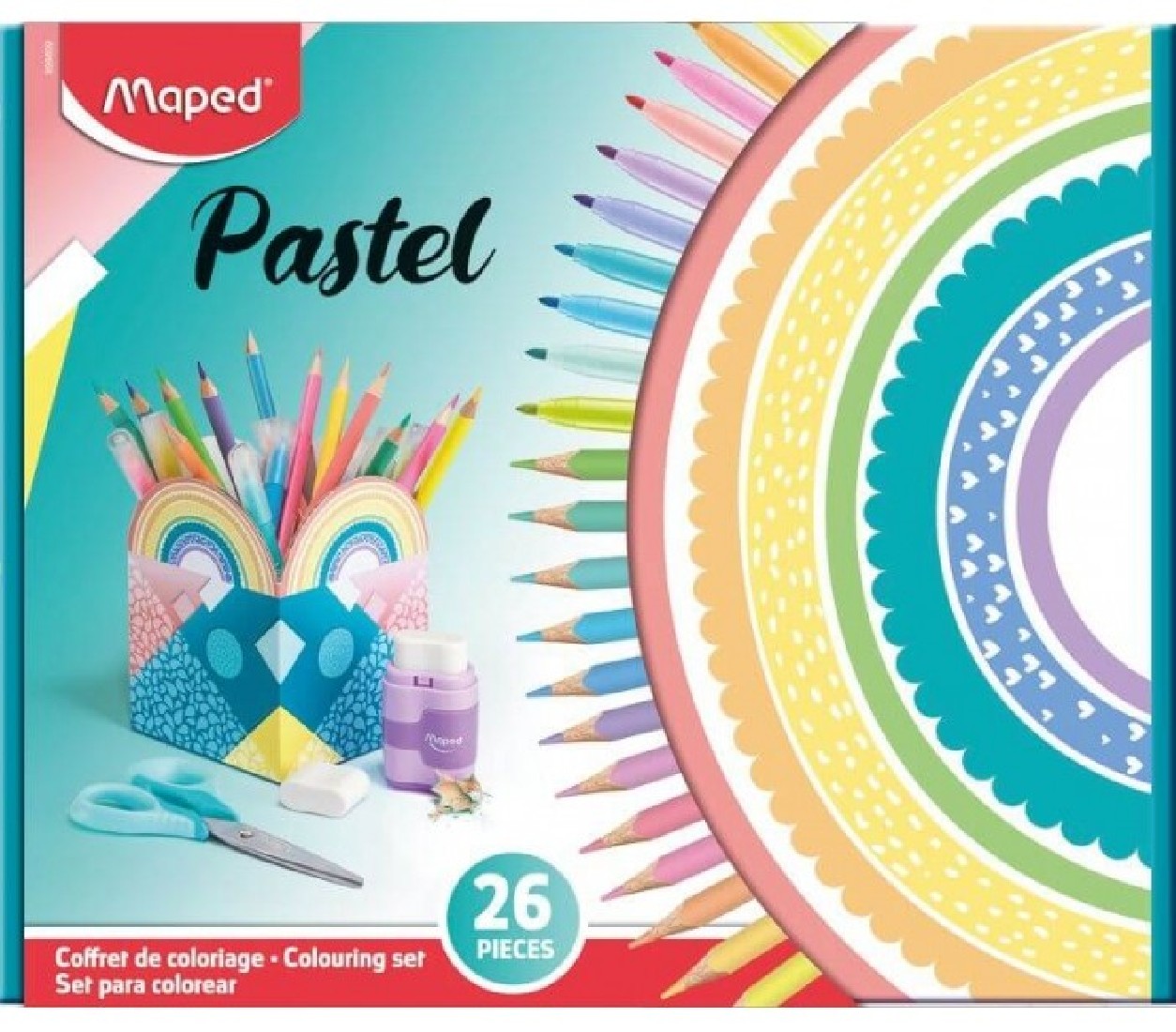 Σετ Ζωγραφικής 26 τεμάχια Pastel 899808 Maped