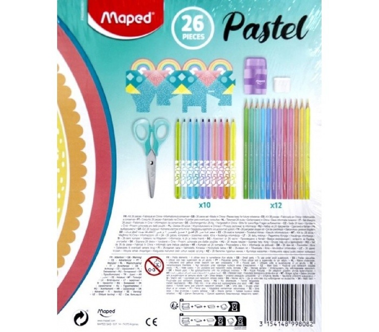 Σετ Ζωγραφικής 26 τεμάχια Pastel 899808 Maped