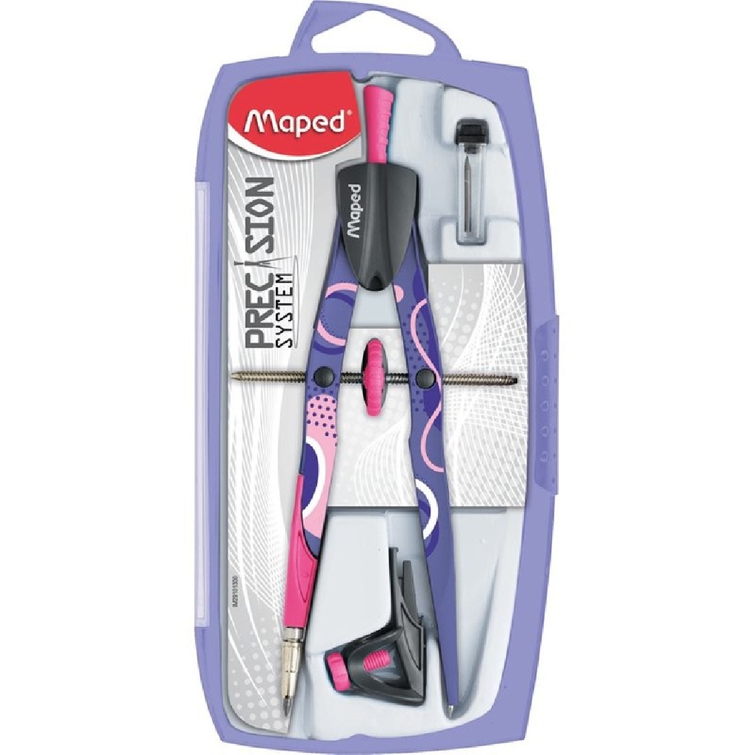 Διαβήτης ακριβείας με ροδέλα precision fancy 3 τεμάχια 291013 Maped