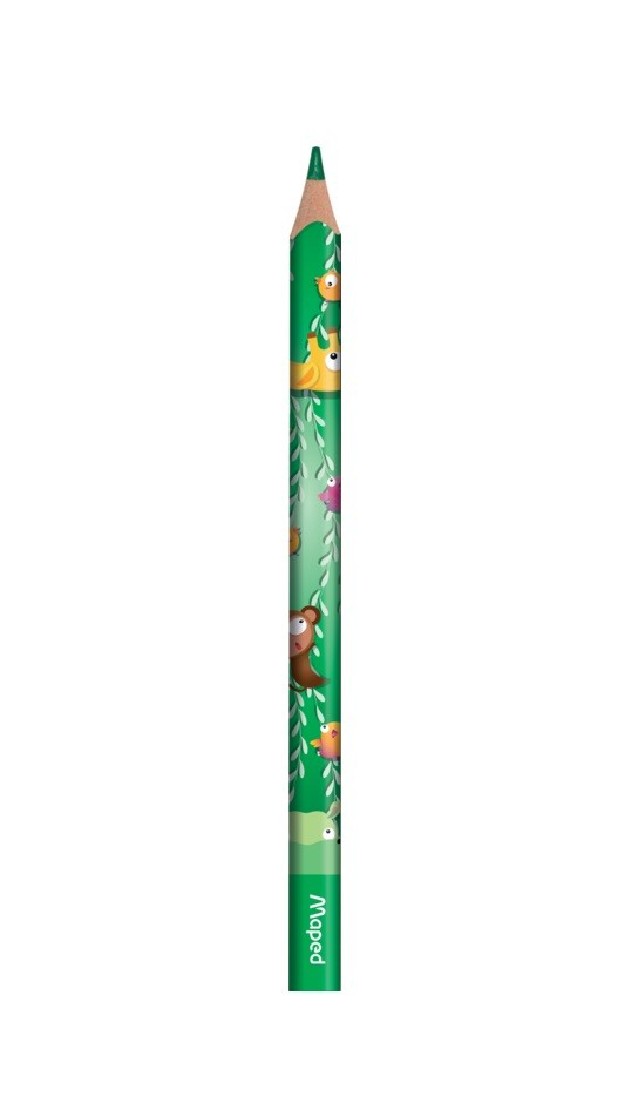 Ξυλομπογιές 12 τεμάχια Maxi Jungle Fever 863700 Maped