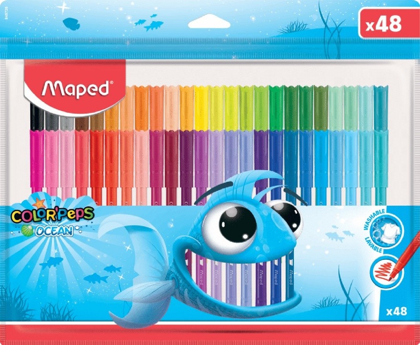 Μαρκαδόροι 48 τεμαχία Color Peps Ocean 845726 Maped