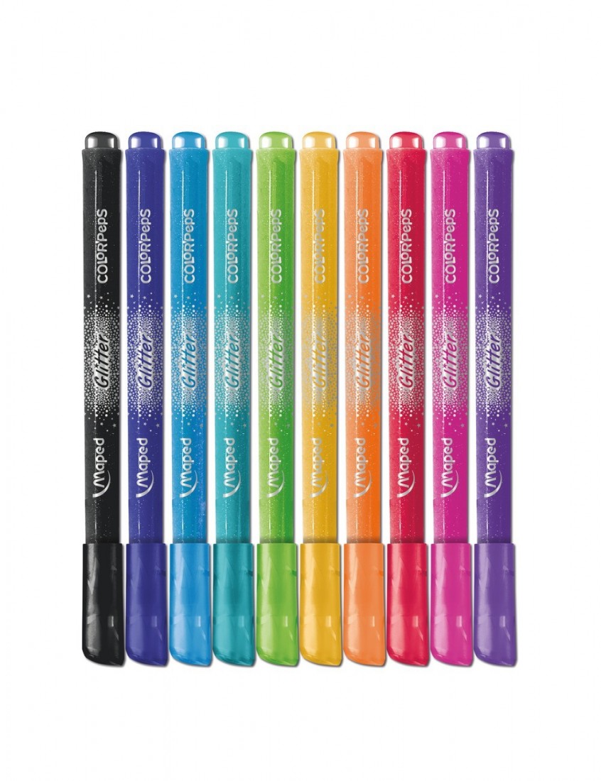 Μαρκαδόροι 10 τεμάχια Color peps Glitter 847110 Maped