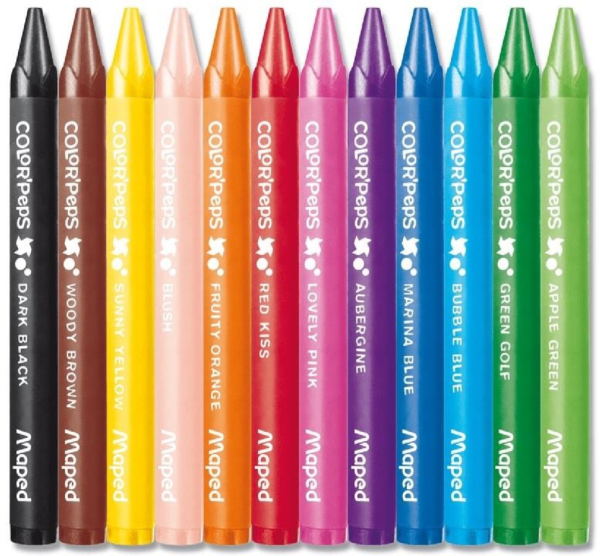 Κηρομπογιές 24 τεμάχια Colorpeps Wax 861013 Maped