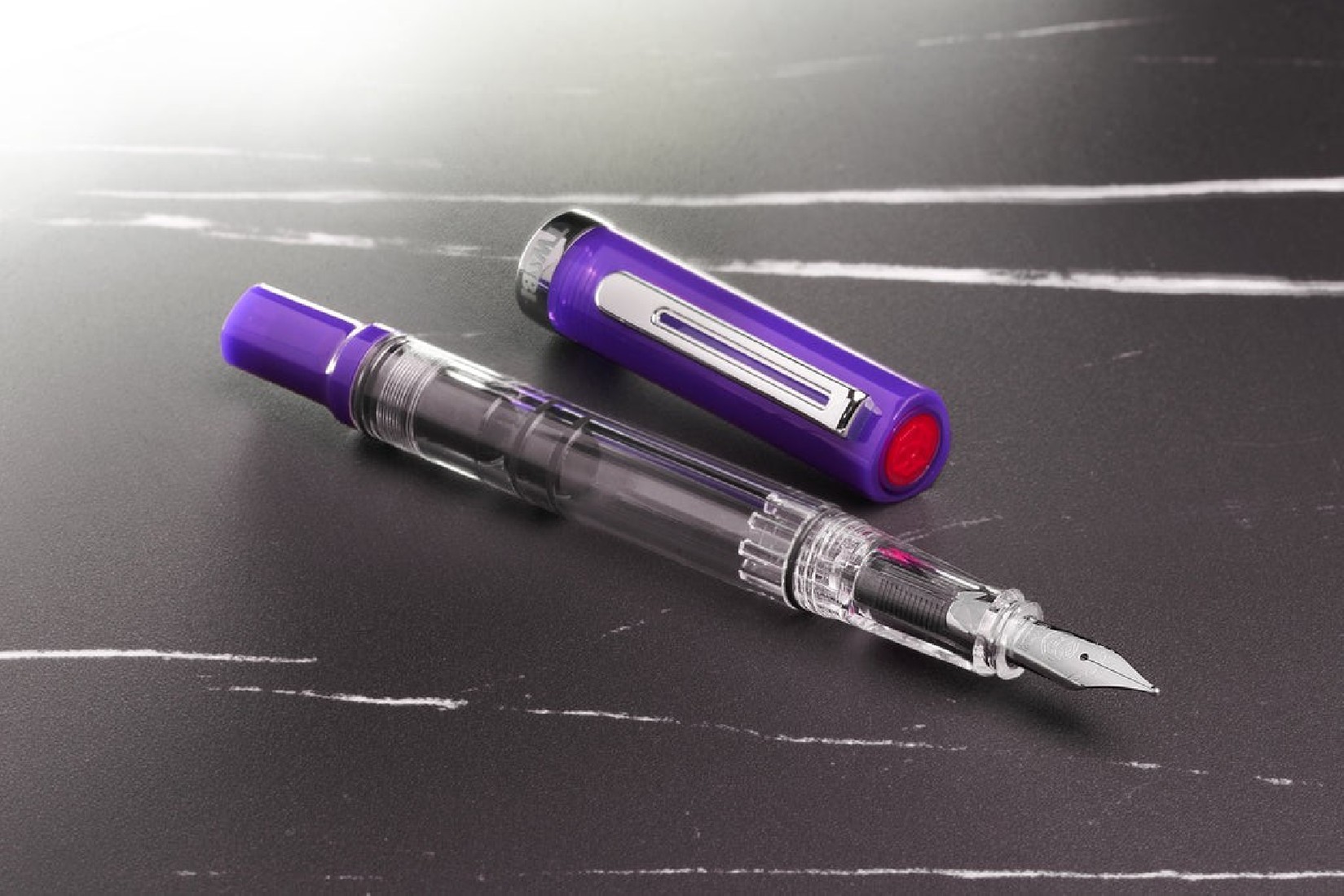 Twsbi Eco T Eggplant piston filling fountain pen