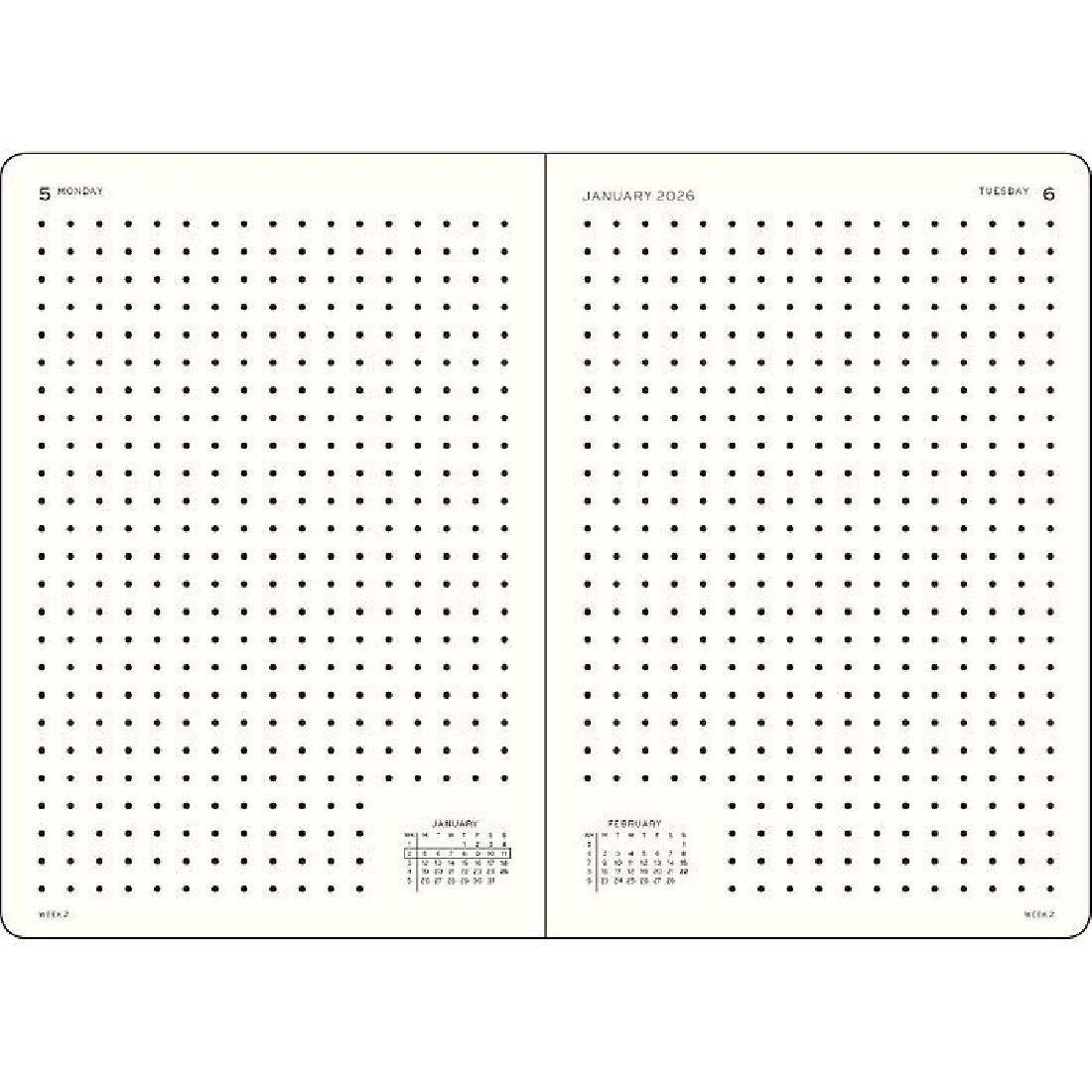 12M Daily Diary 2027, A5, hardcover, Sage, Leuchtturm 1917