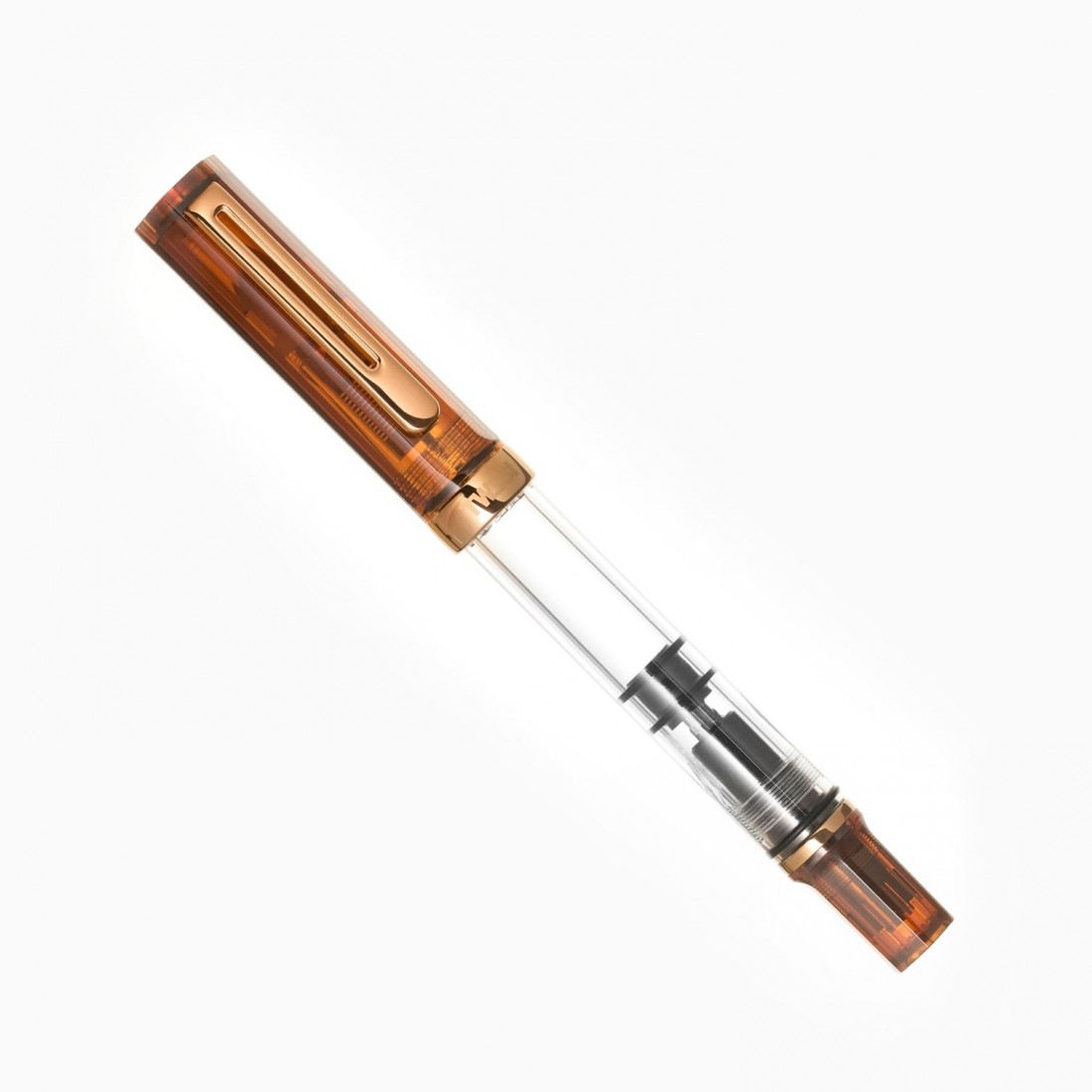 Twsbi Eco Rootbeer with bronze trims piston filling fountain pen