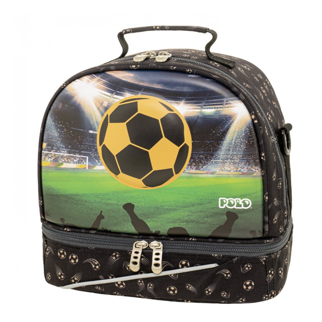 Τσαντάκι φαγητού Δημοτικού Kids Fun II Football 971003-8424 Polo (2026)