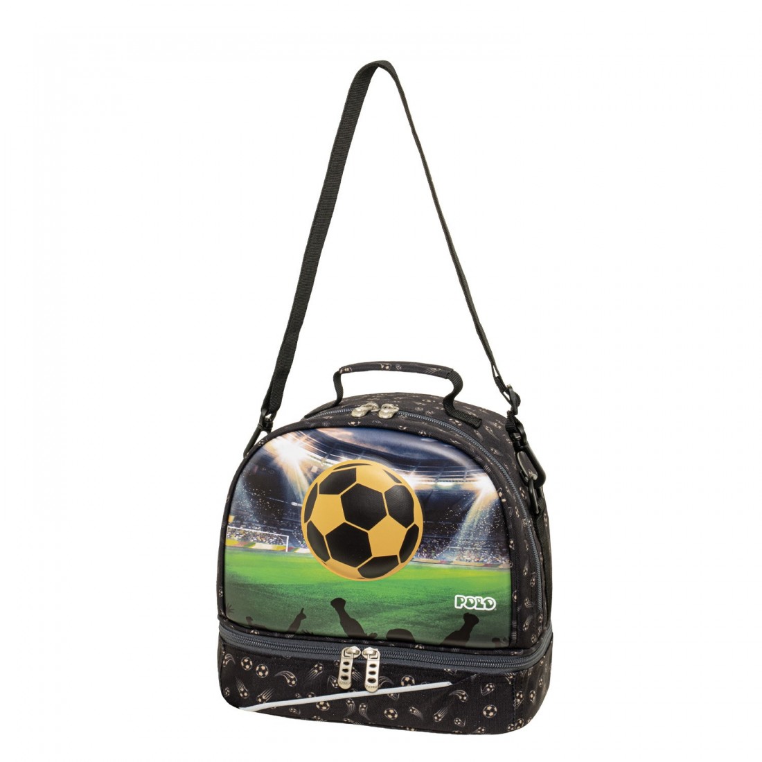 Τσαντάκι φαγητού Δημοτικού Kids Fun II Football 971003-8424 Polo (2026)