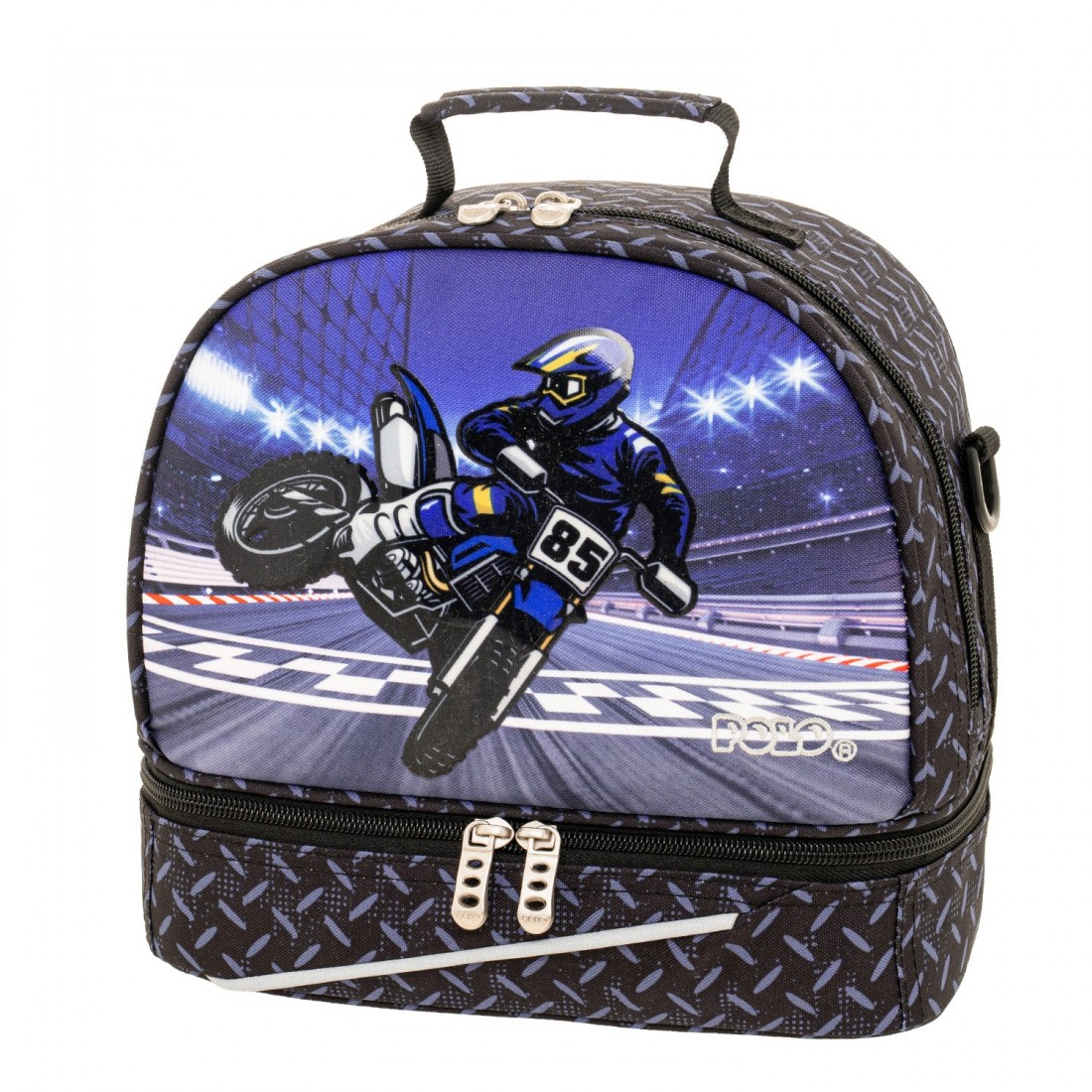 Τσαντάκι φαγητού Δημοτικού Kids Fun II Motocross 971003-8422 Polo (2026)