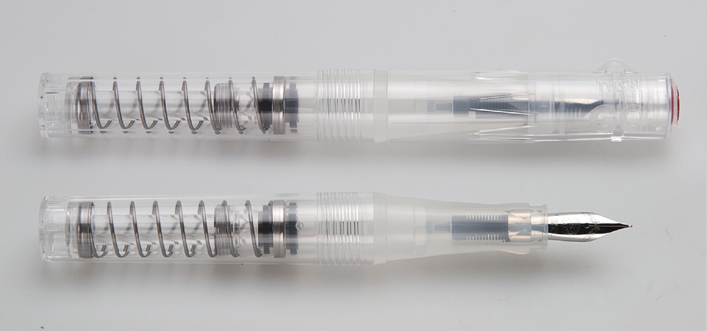 TWSBI GO Spring Load Mechanism Fountain Pen Clear