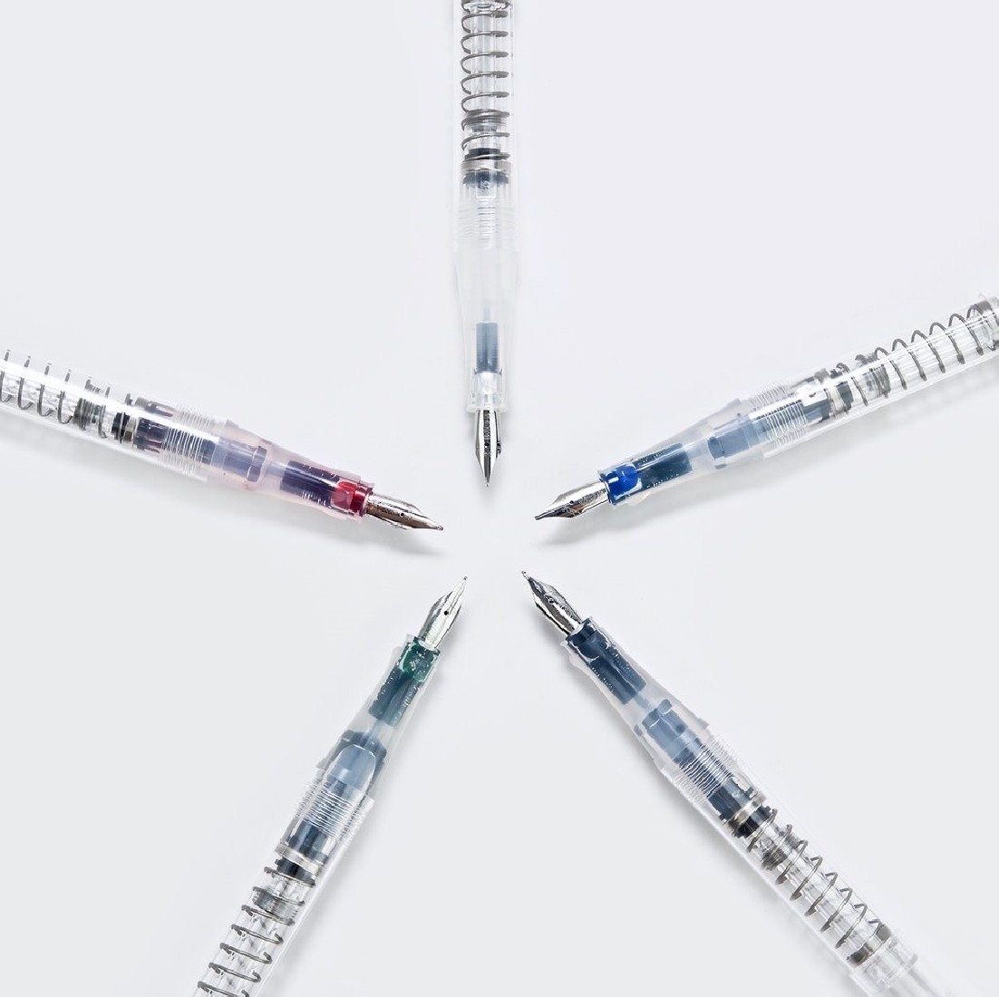 TWSBI GO Spring Load Mechanism Fountain Pen Clear