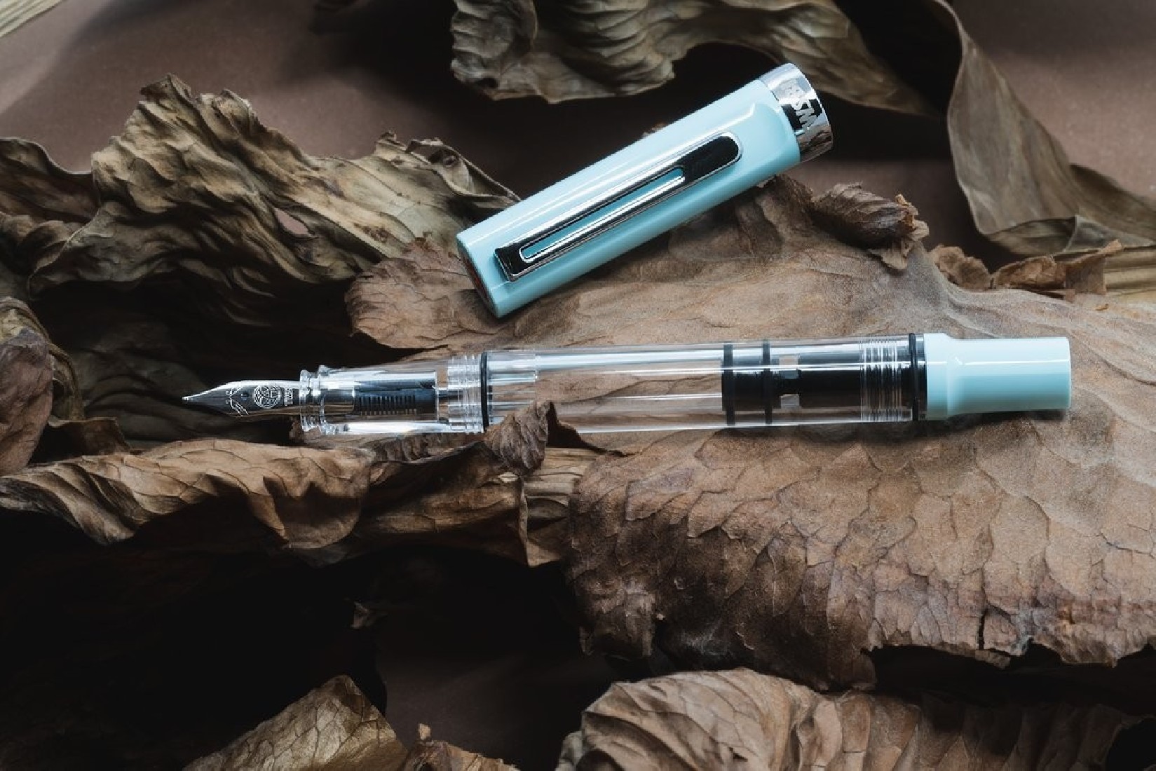 Twsbi Eco T Mint Blue piston filling fountain pen