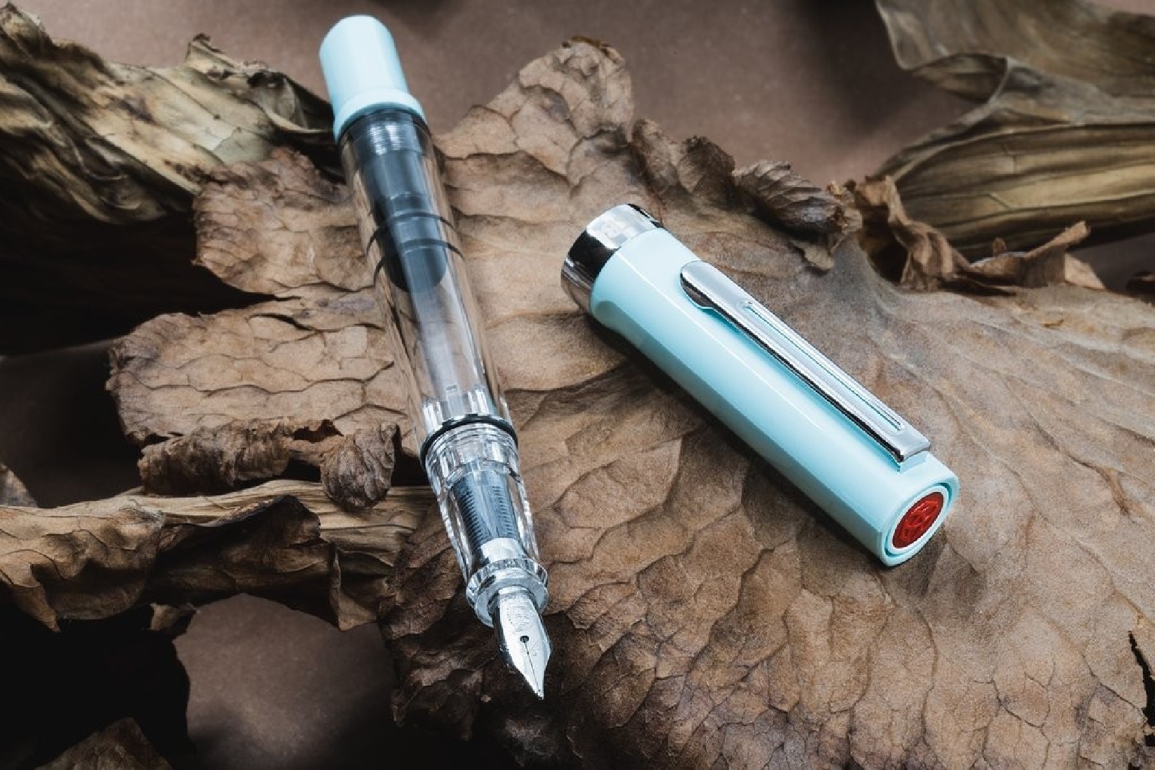 Twsbi Eco T Mint Blue piston filling fountain pen