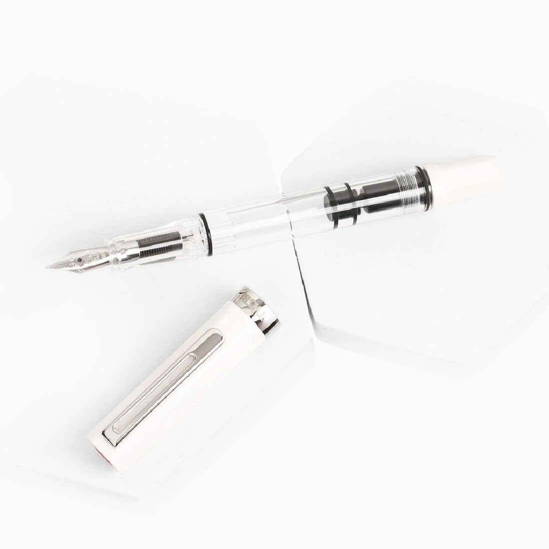 Twsbi Eco White piston filling fountain pen