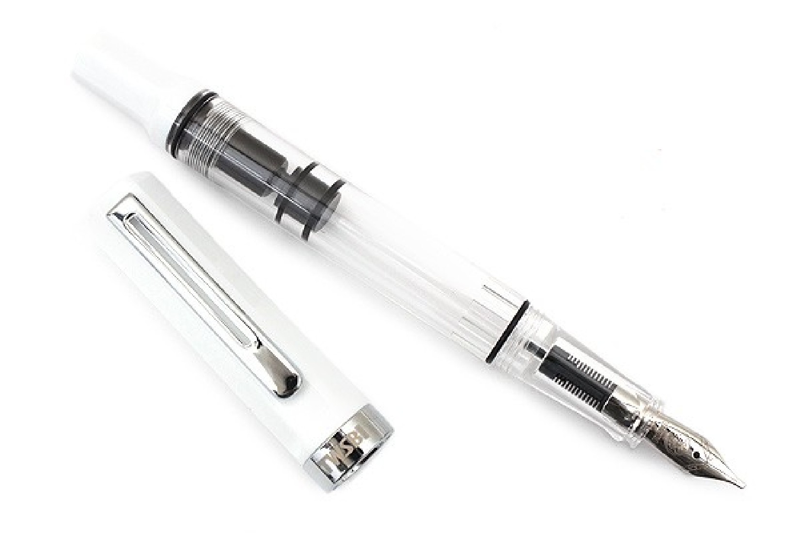 Twsbi Eco White piston filling fountain pen