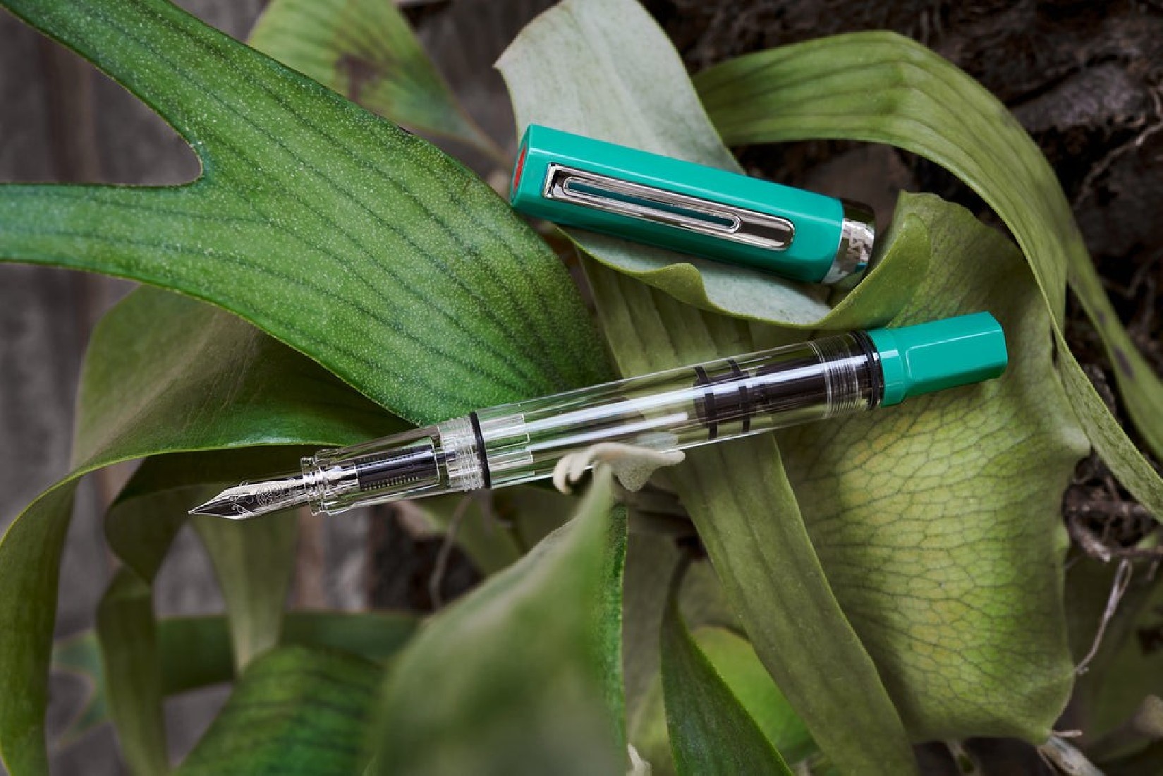 Twsbi Eco persian green piston filling fountain pen