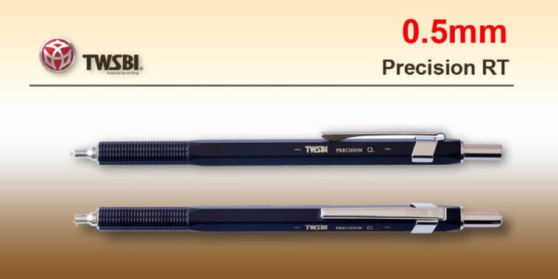 Twsbi Precision RT Pipe Pencil 0.5mm, Black