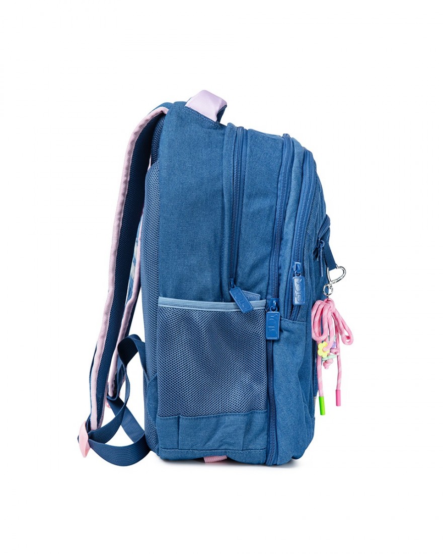 Σακίδιο πλάτης (2 σε 1) Δημοτικού Denim Bow 11167 Yolo (2026)