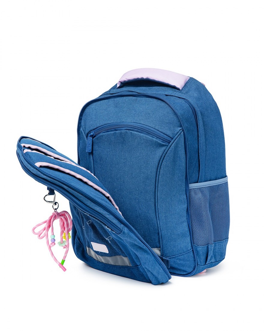 Σακίδιο πλάτης (2 σε 1) Δημοτικού Denim Bow 11167 Yolo (2026)