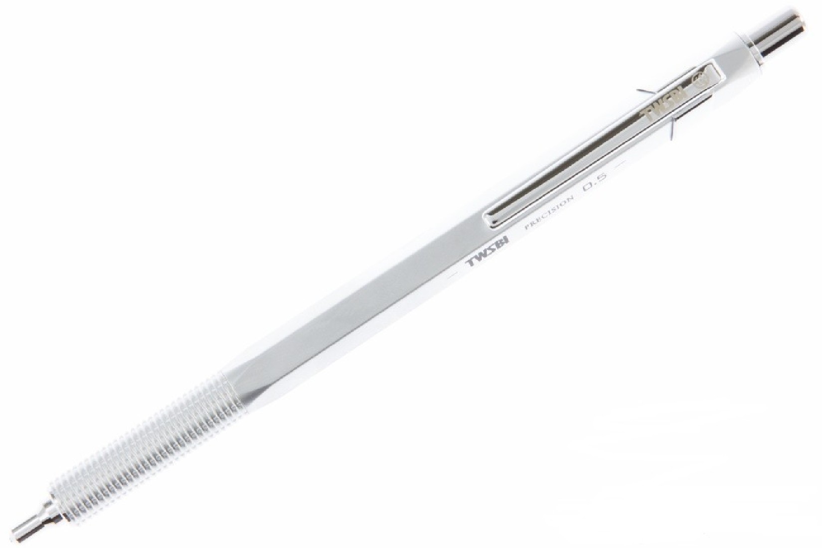 TWSBI Precision Retractable Pipe Pencil  0,5mm Matt Silver