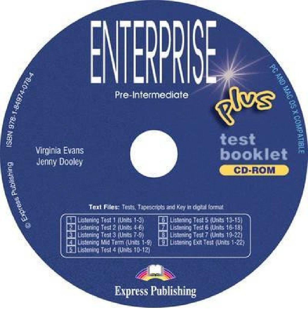 ENTERPRISE 3 PLUS PRE-INTERMEDIATE TEST BOOK CD-ROM