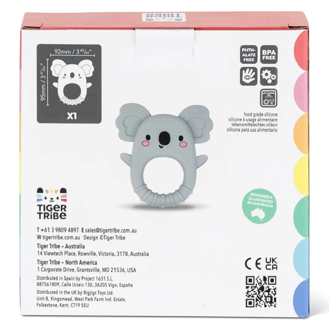 Παιχνίδι Οδοντοφυΐας – Silicone Teether Koala 20301 Tiger Tribe