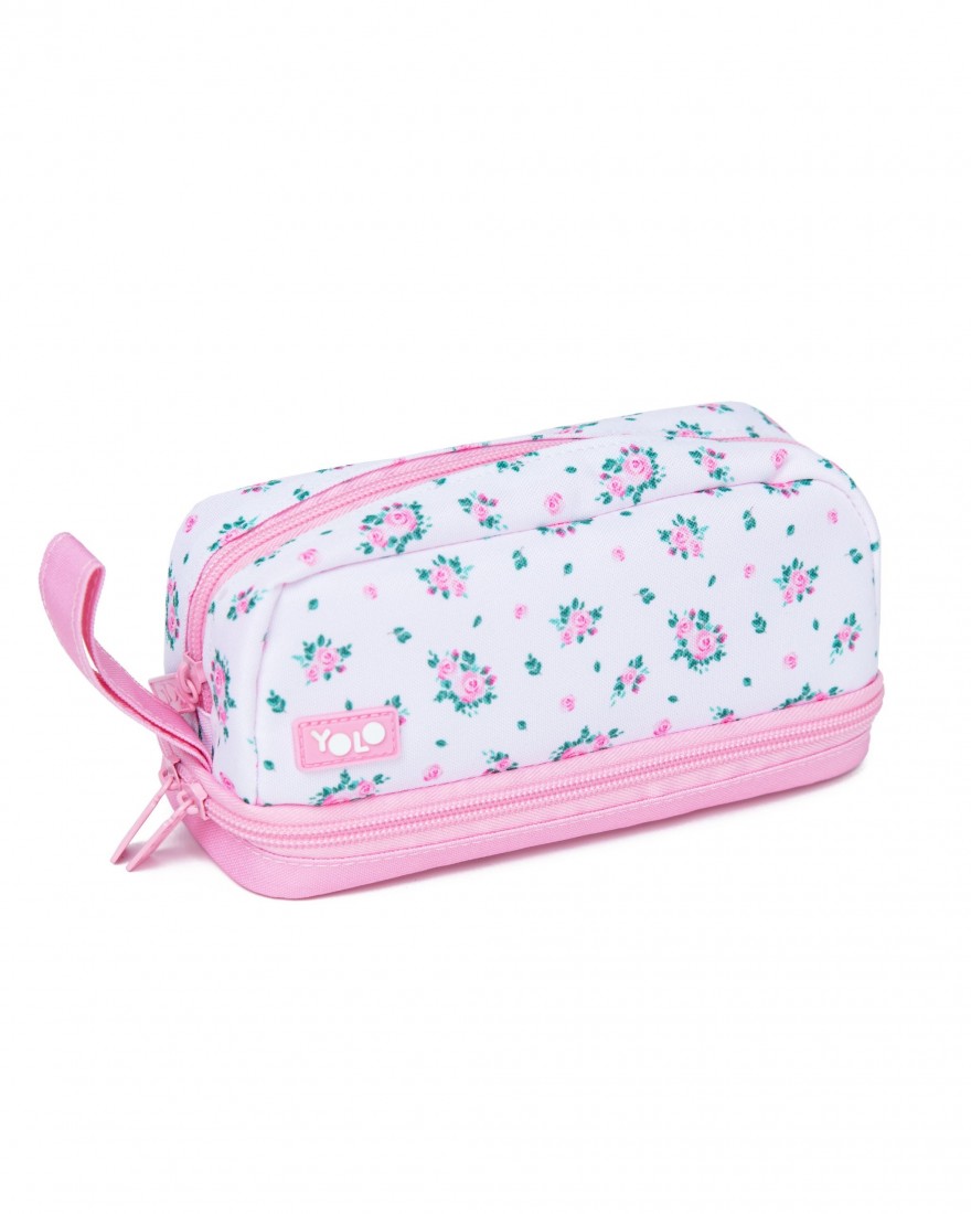 Κασετίνα Smart Pink Flowers 90144 Yolo (2026)