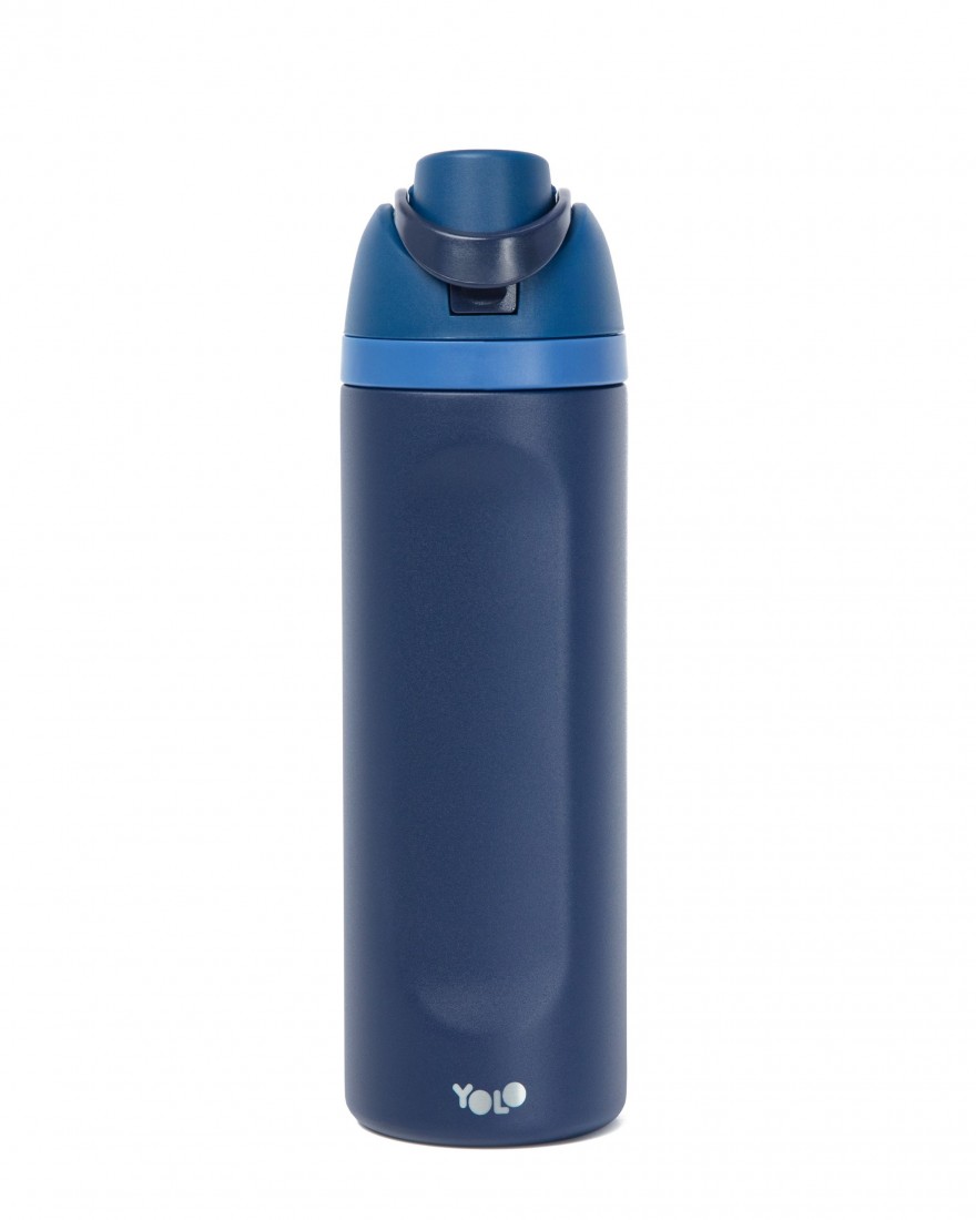 Μπουκάλι Θερμός (2 σε 1) 700ml Blue Navy 90584 Yolo