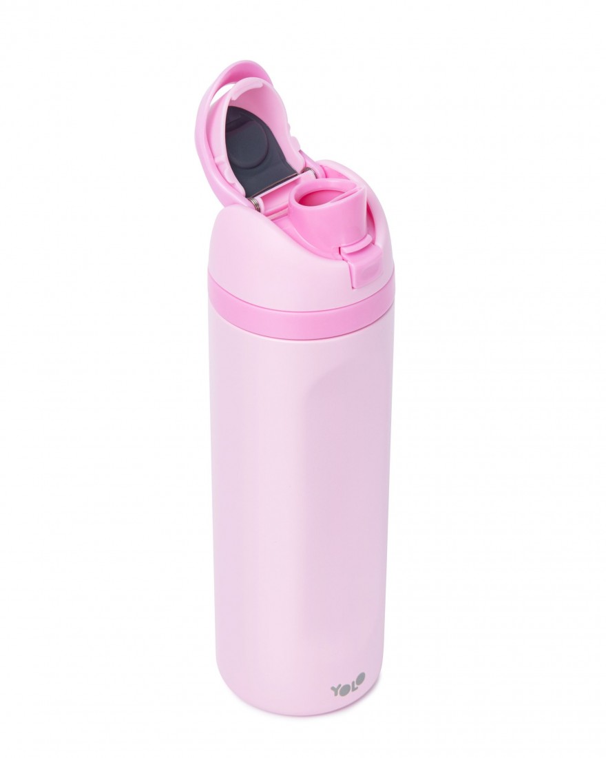 Μπουκάλι Θερμός (2 σε 1) 700ml Pink 90583 Yolo