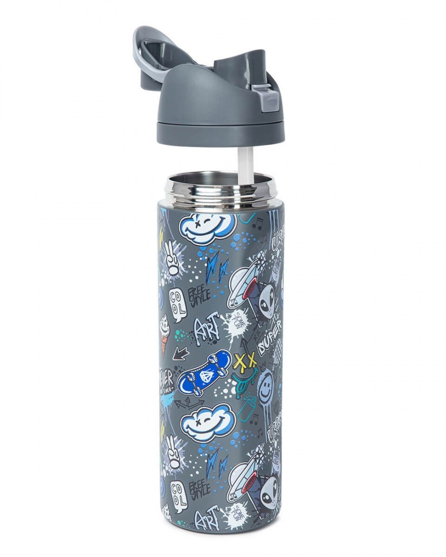 Μπουκάλι Θερμός (2 σε 1) 700ml CosmoX 90594 Yolo