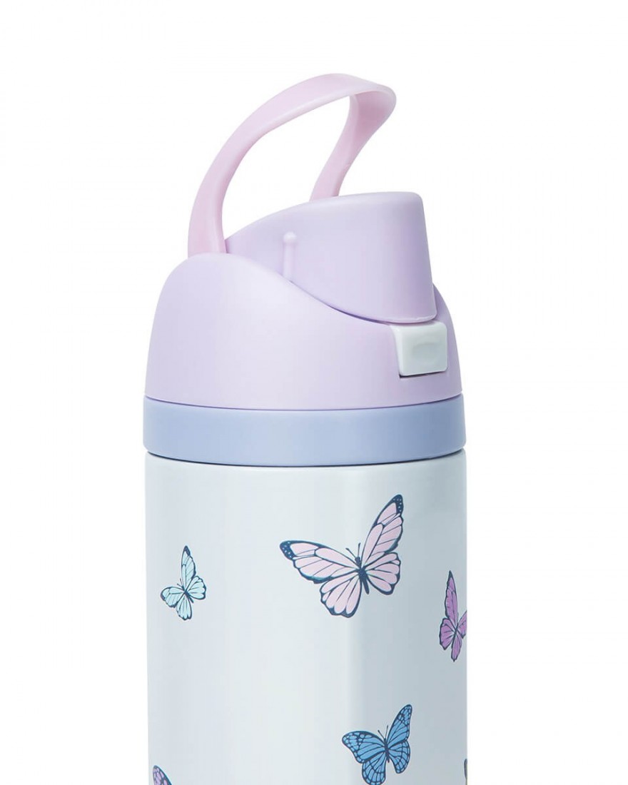 Μπουκάλι Θερμός (2 σε 1) 700ml Butterflies 90593 Yolo