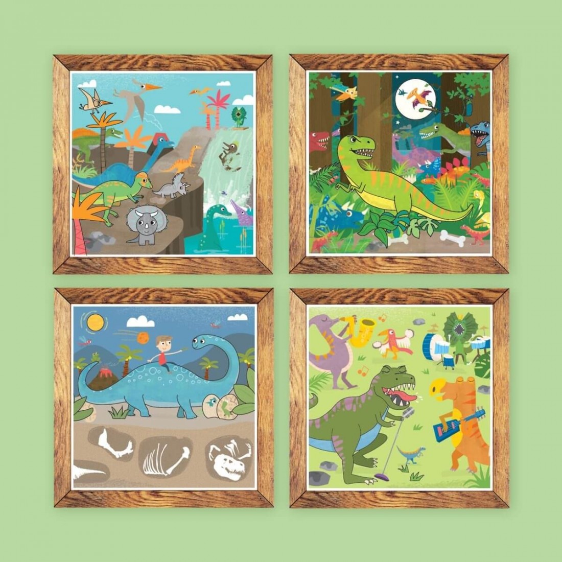 Σετ ζωγραφικής Magic Painting World – Dinosaurs 25185 Tiger Tribe