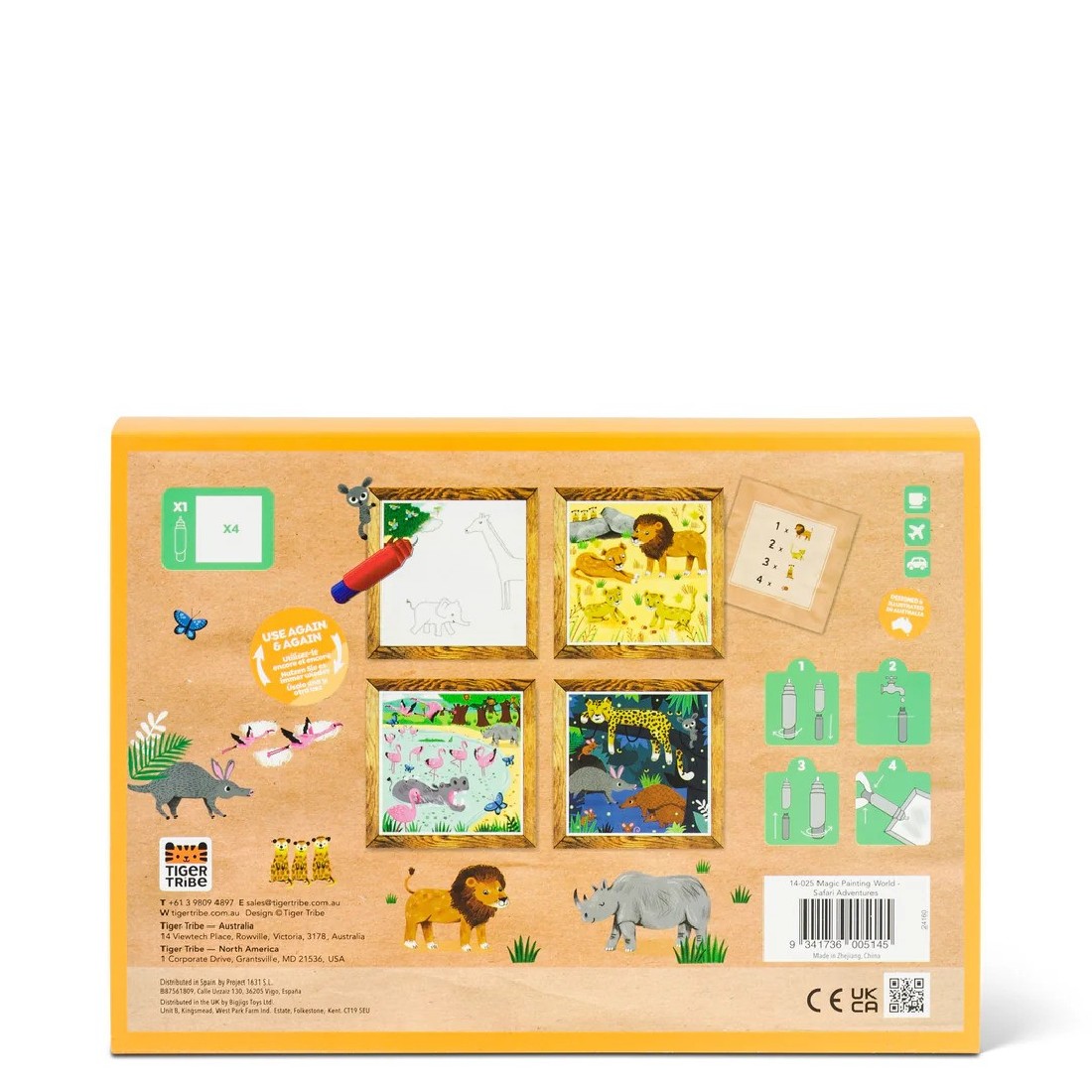 Σετ ζωγραφικής Magic Painting World – Safari Adventures 20235 Tiger Tribe