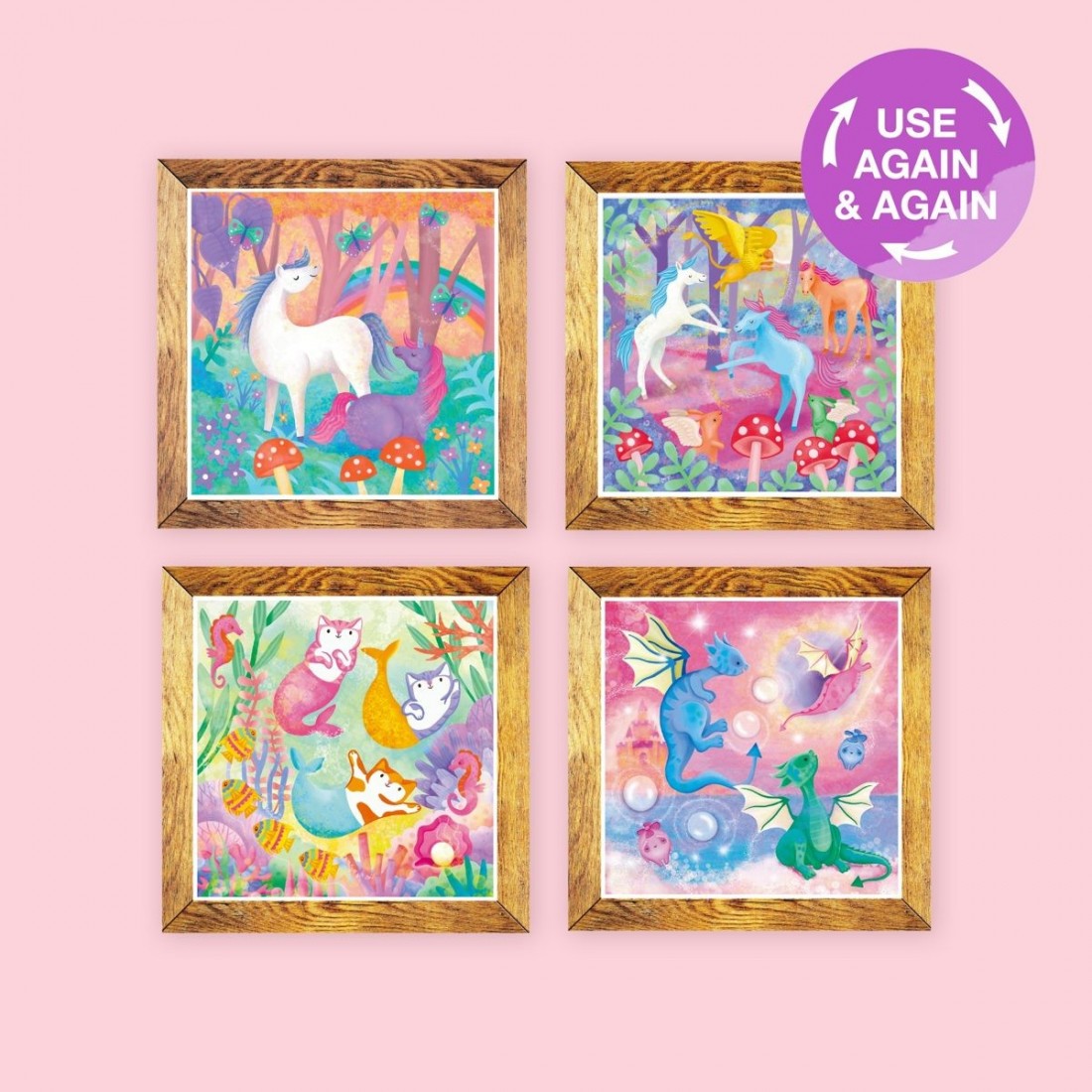 Σετ ζωγραφικής Magic Painting World – Unicorns and Friends 20232 Tiger Tribe