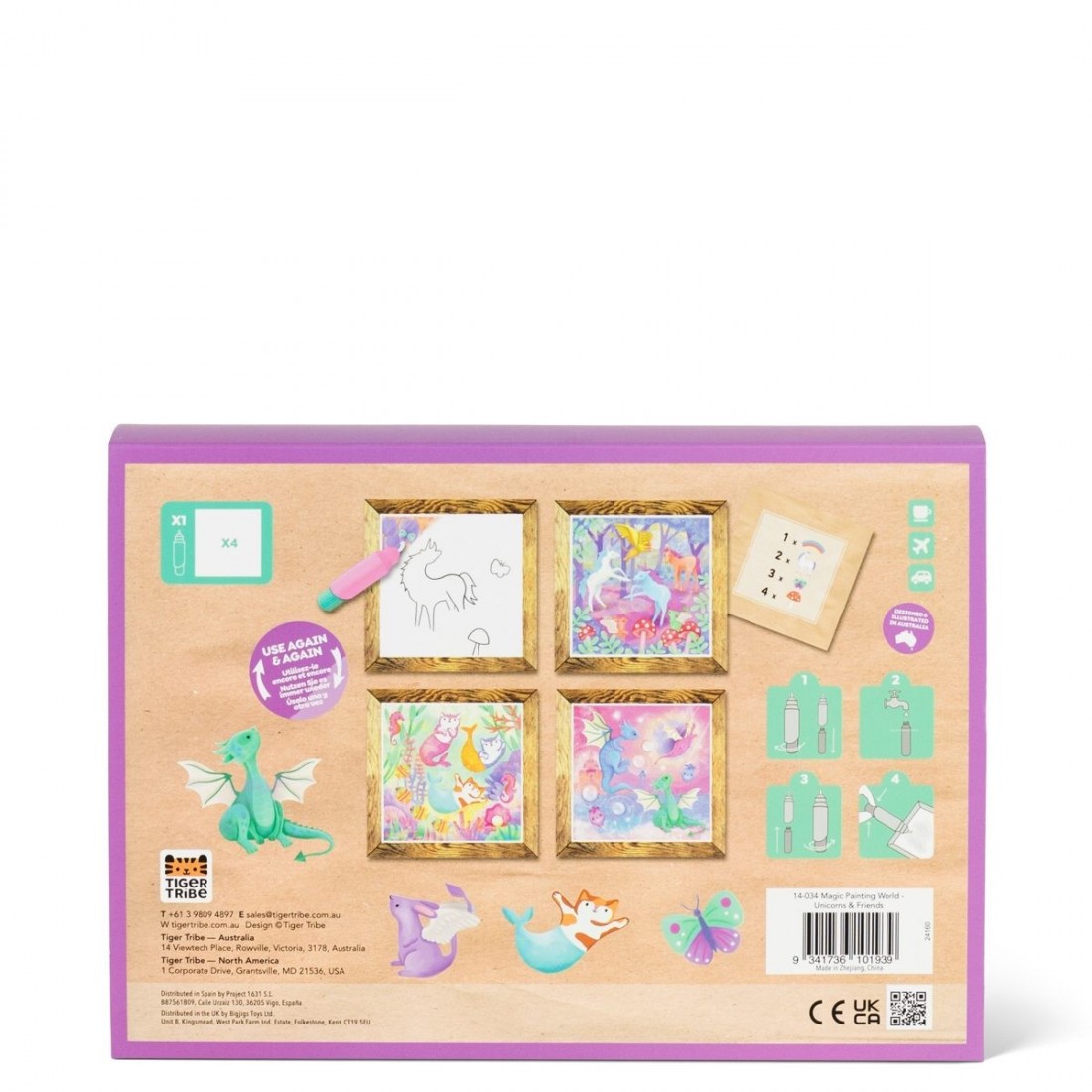 Σετ ζωγραφικής Magic Painting World – Unicorns and Friends 20232 Tiger Tribe
