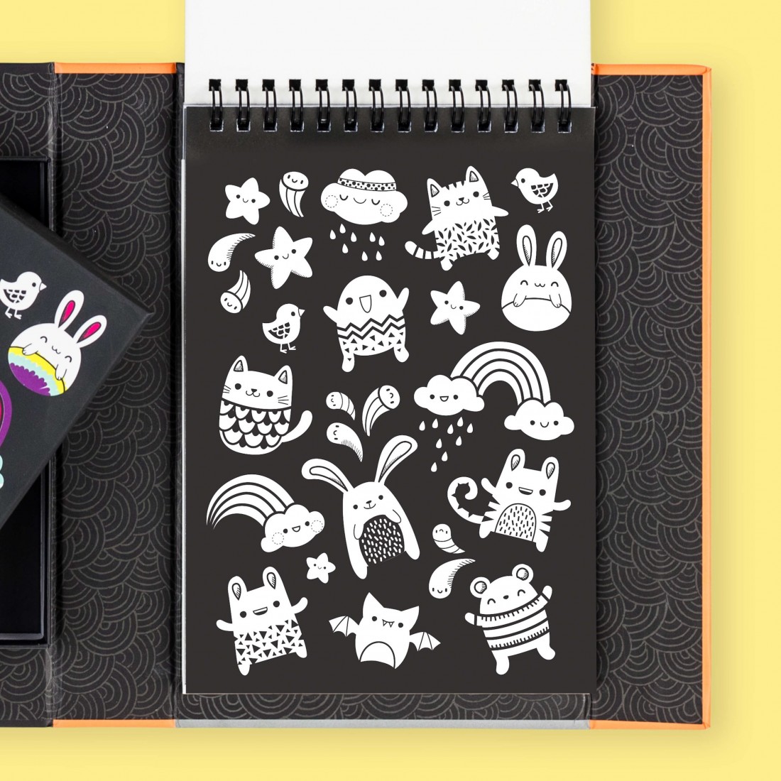 ΣΕΤ ΔΡΑΣΤΗΡΙΟΤΗΤΩΝ – Neon Colouring Set Glow Friends 20237 Tiger Tribe