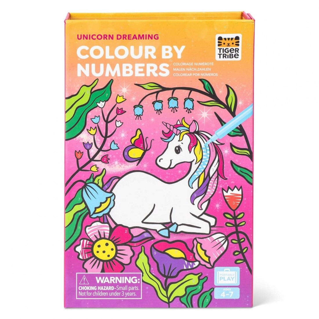 ΣΕΤ ΔΡΑΣΤΗΡΙΟΤΗΤΩΝ – Colour by Numbers Unicorn Dreaming 20228 Tiger Tribe