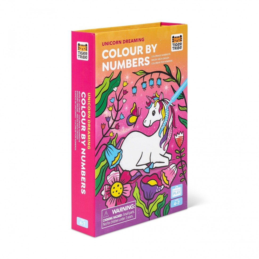 ΣΕΤ ΔΡΑΣΤΗΡΙΟΤΗΤΩΝ – Colour by Numbers Unicorn Dreaming 20228 Tiger Tribe