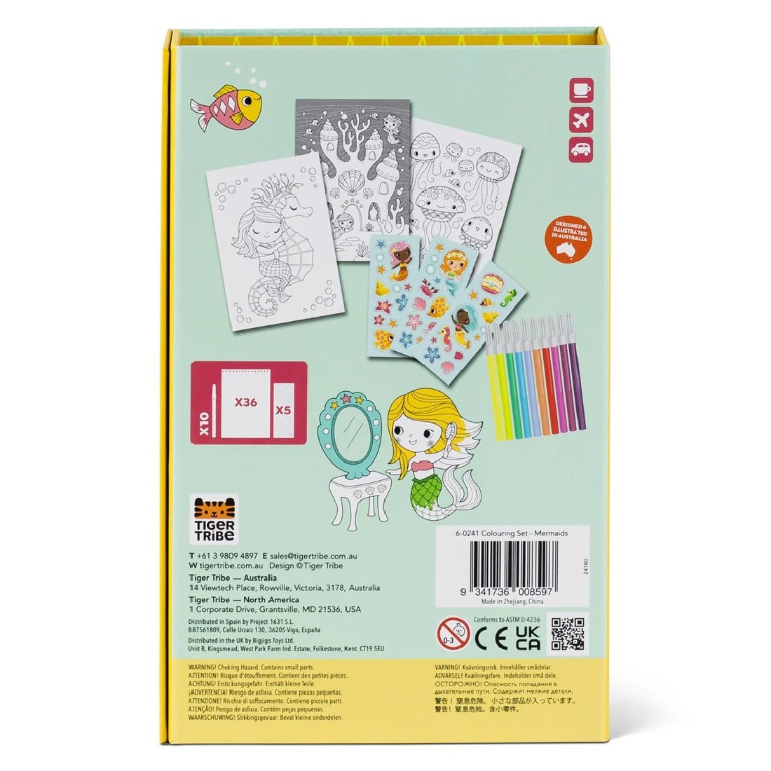 ΣΕΤ ΔΡΑΣΤΗΡΙΟΤΗΤΩΝ – Colouring Set Mermaids 20256 Tiger Tribe