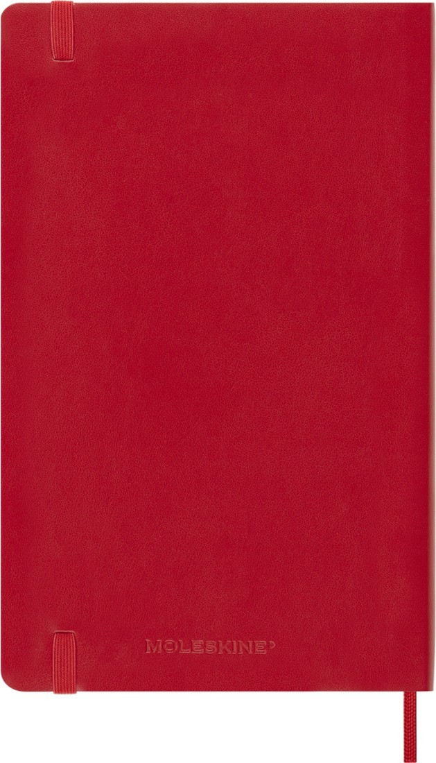 Moleskine Classic Weekly Planner 2026/2027 Weekly, 18 months, large 13x21, soft cover, Scarlet Red