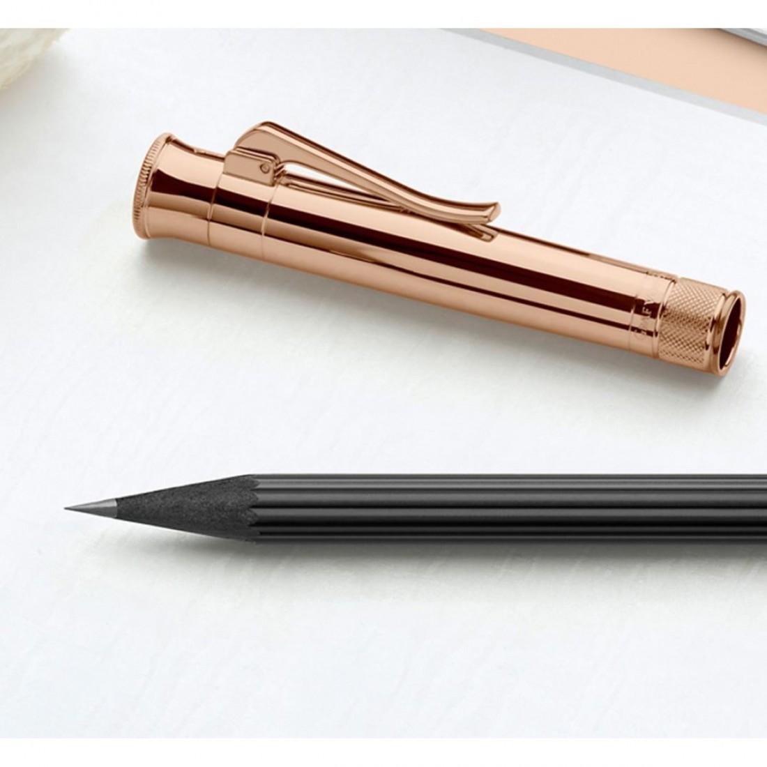 Graf Von Faber Castell Perfect Pencil Rosegold and Black 118532