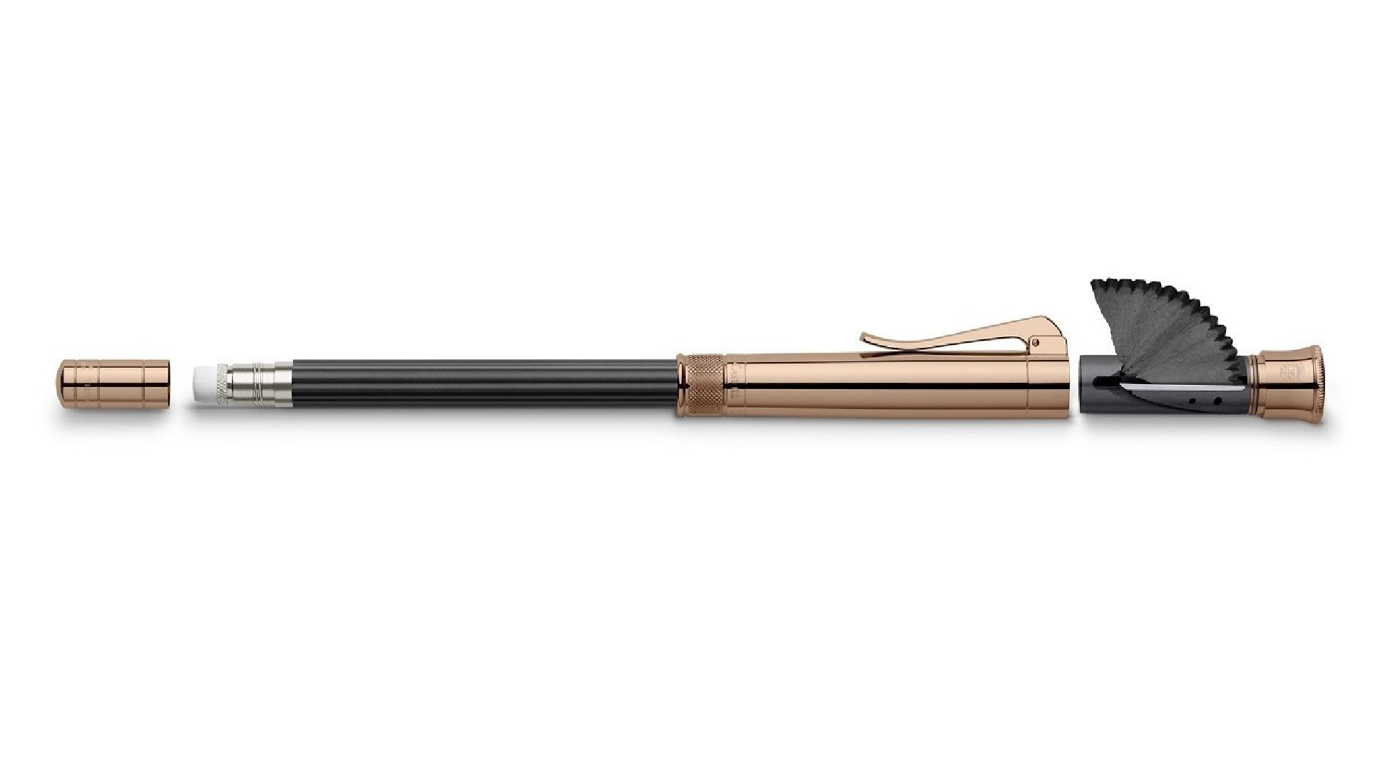 Graf Von Faber Castell Perfect Pencil Rosegold and Black 118532