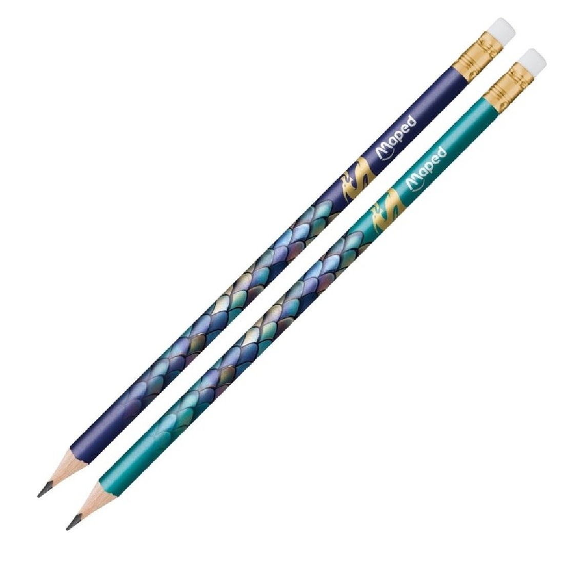 Μολύβι ξύλινο με γόμα Dragon 851830 Maped