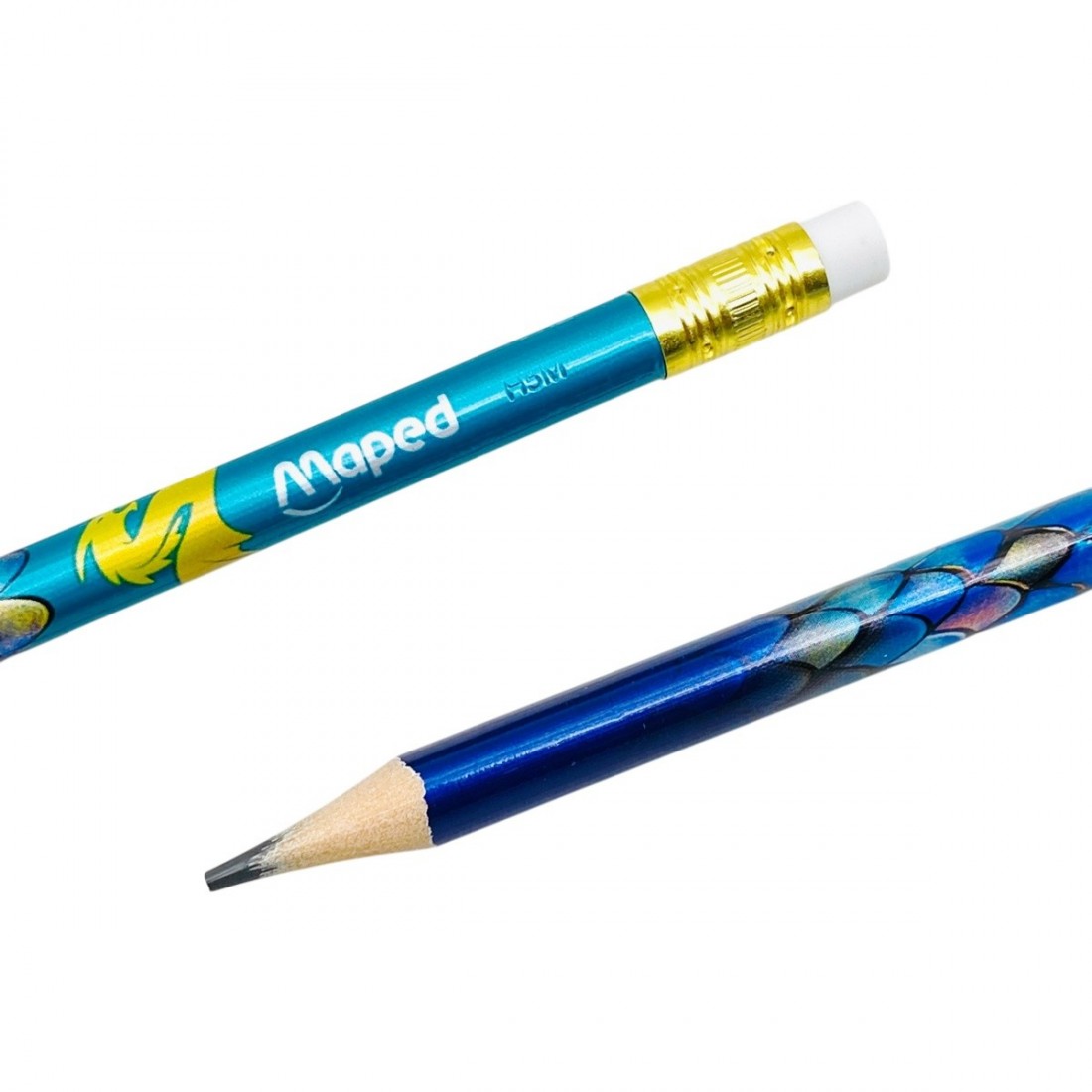 Μολύβι ξύλινο με γόμα Dragon 851830 Maped